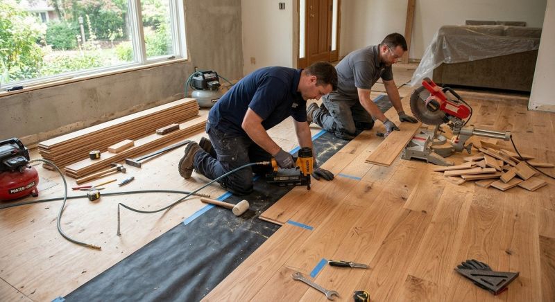 Hardwood Floor Installation in Basking Ridge, NJ