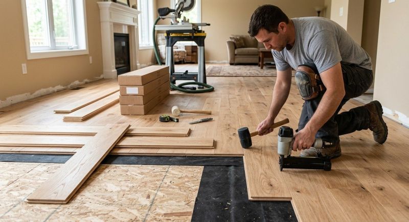 Hardwood Floor Installation in Florham Park, NJ