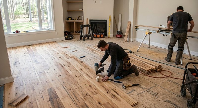Hickory Floor Installation in Essex County, NJ