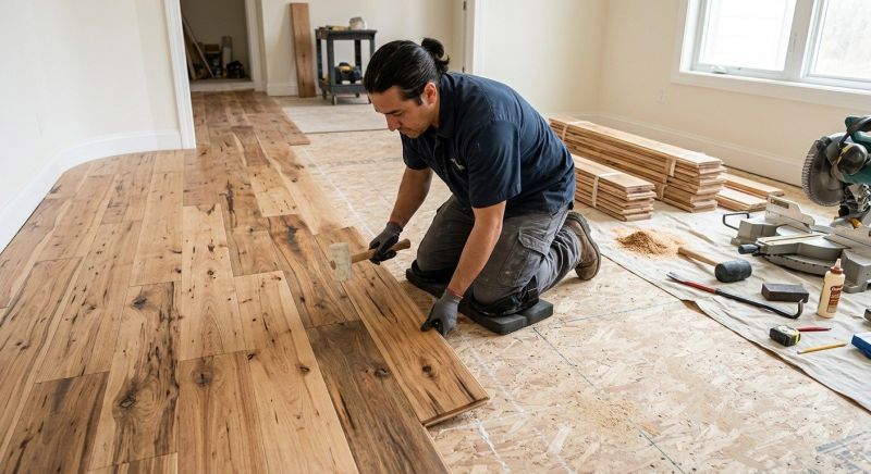 Hickory Floor Installation in Essex County, NJ