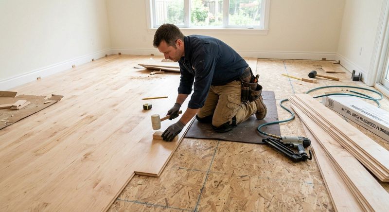Maple Flooring Installation in Boonton, NJ