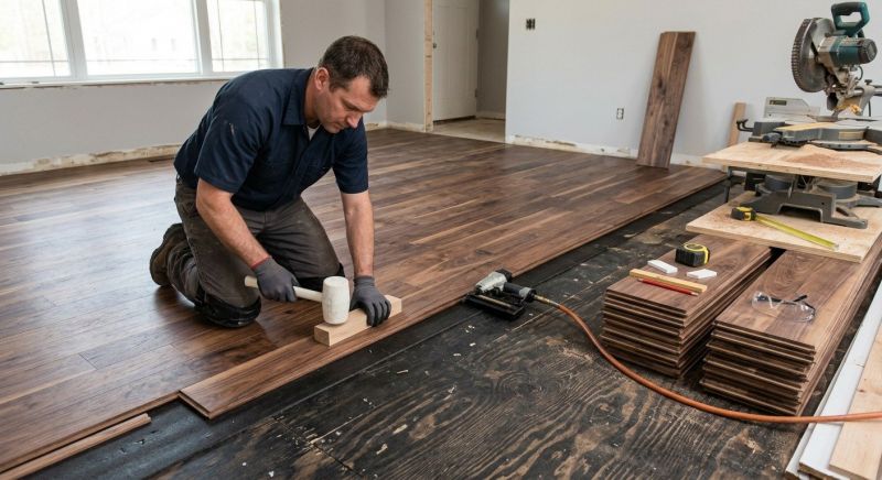 Maple Flooring Installation in Flushing, NY