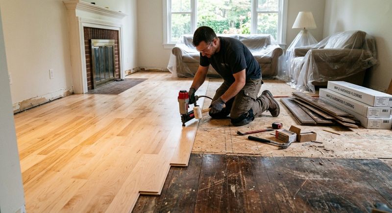 Maple Flooring Installation in Fresh Meadows, NY