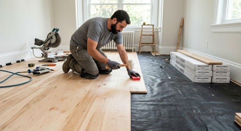 Maple Flooring Installation in Nutley, NJ