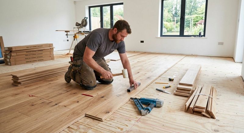 Oak Floor Installation in Basking Ridge, NJ