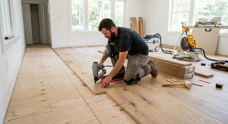 Oak Floor Installation in Clark, NJ