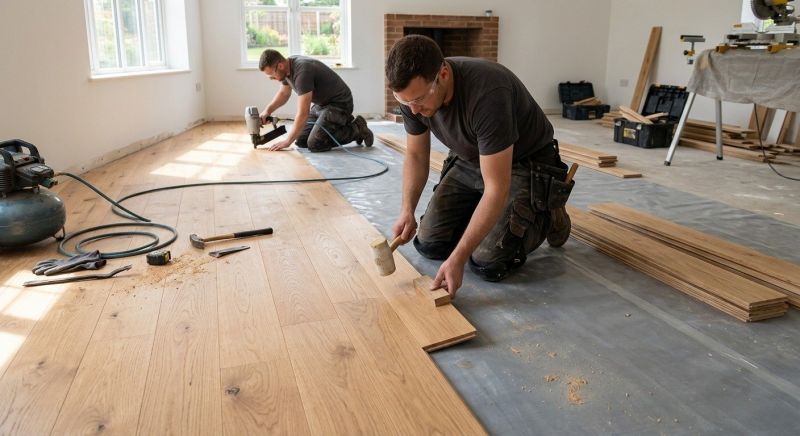 Oak Floor Installation in Emerson, NJ
