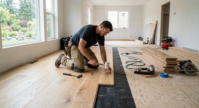 Oak Floor Installation in Hillsdale, NJ