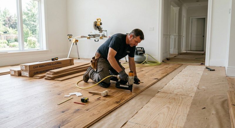 Oak Floor Installation in Passaic, NJ