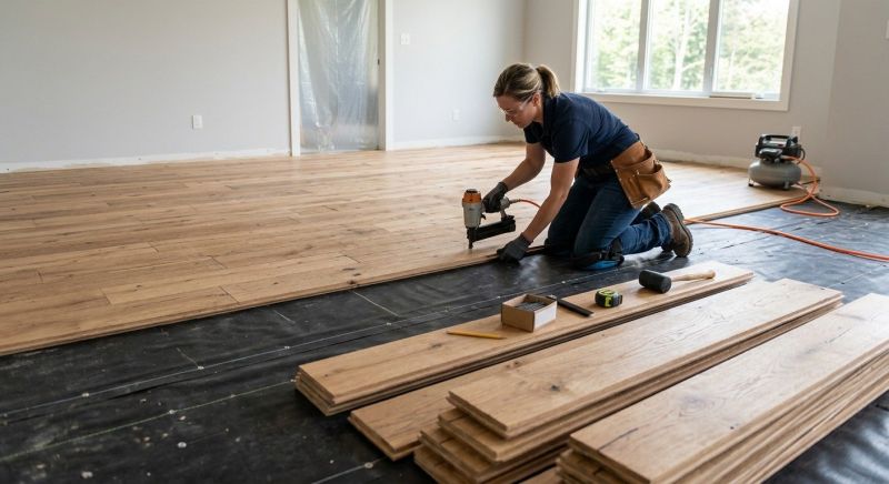 Plank Floor Installation in Essex County, NJ