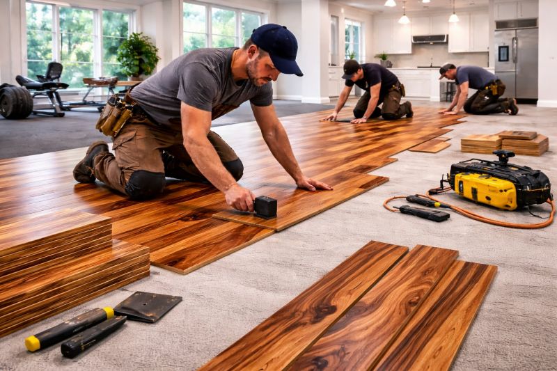 Teak Flooring Installation in Essex County, NJ
