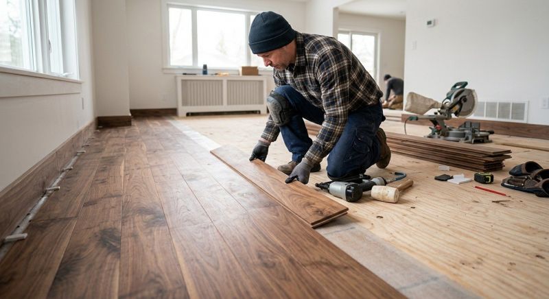 Walnut Flooring Installation in Essex County, NJ