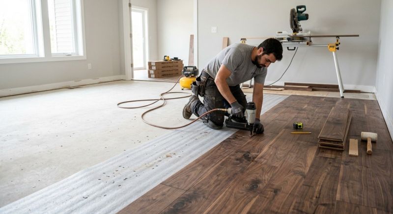 Walnut Flooring Installation in Essex County, NJ