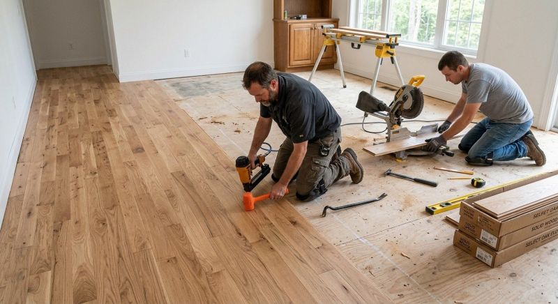 Wood Floor Replacement in Bayside, NY