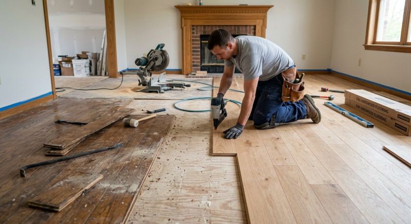 Wood Floor Replacement in Berkeley Heights, NJ