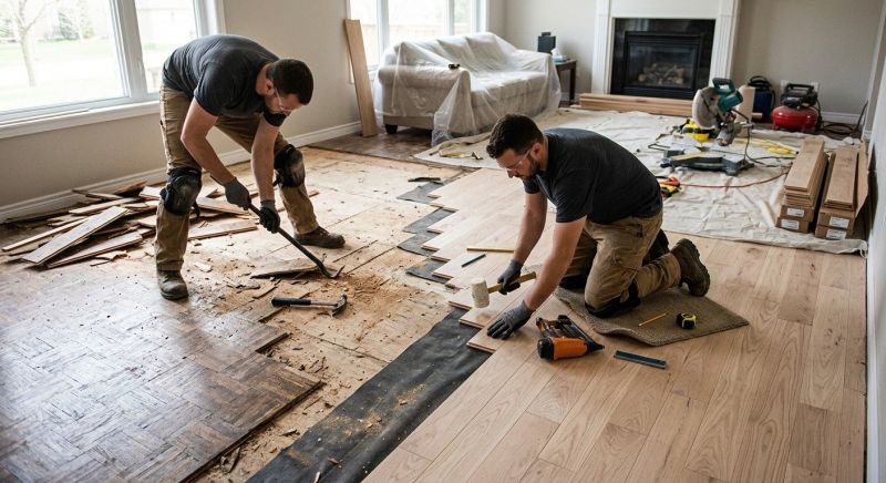 Wood Floor Replacement in Bronx, NY